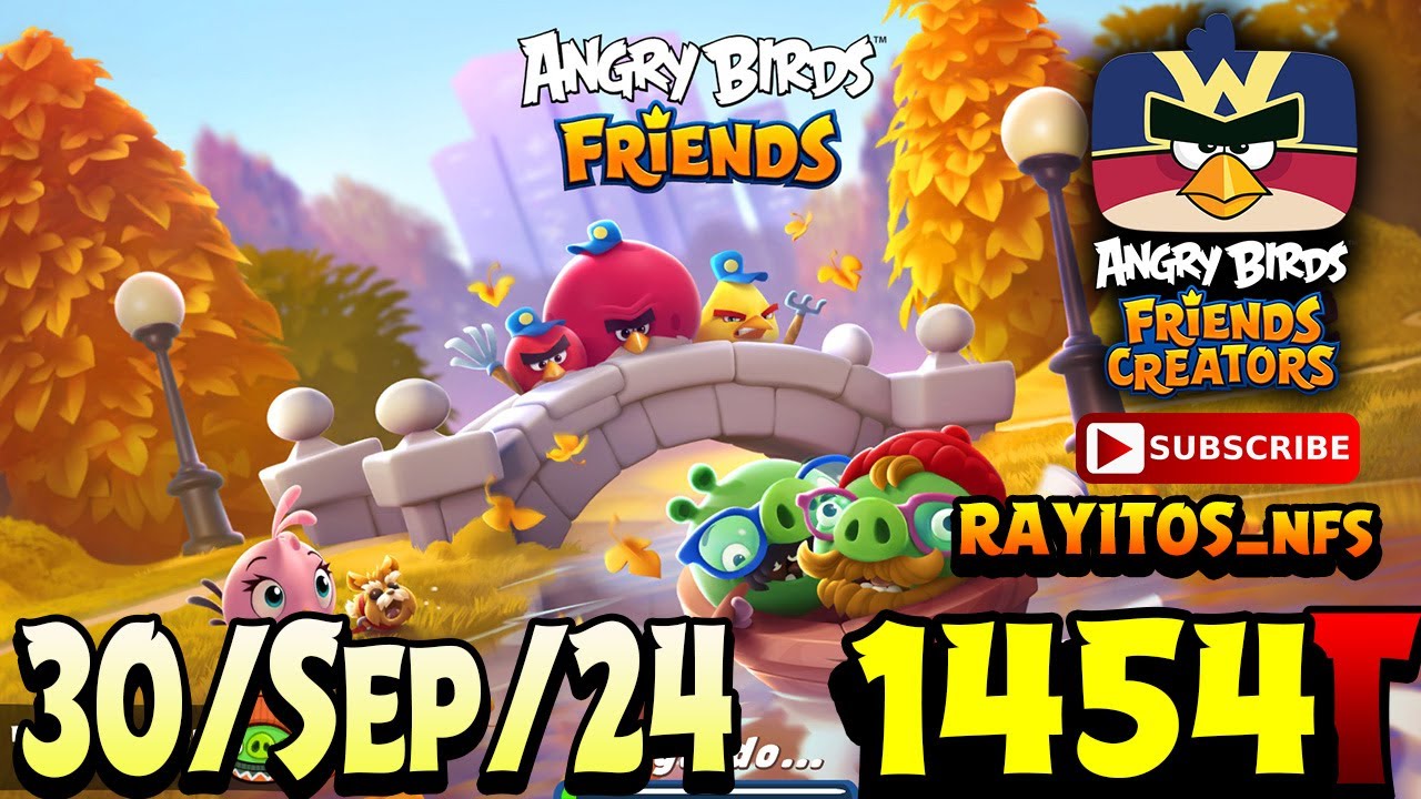 Angry Birds Friends All Levels Tournament 1454 Highscore POWER-UP walkthrough