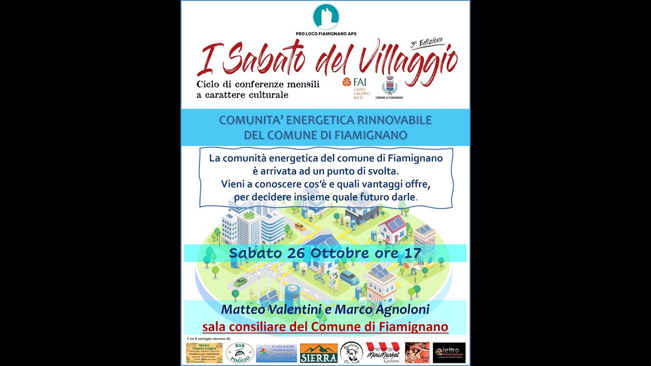 Comunità Energetica Rinnovabile del comune di Fiamignano