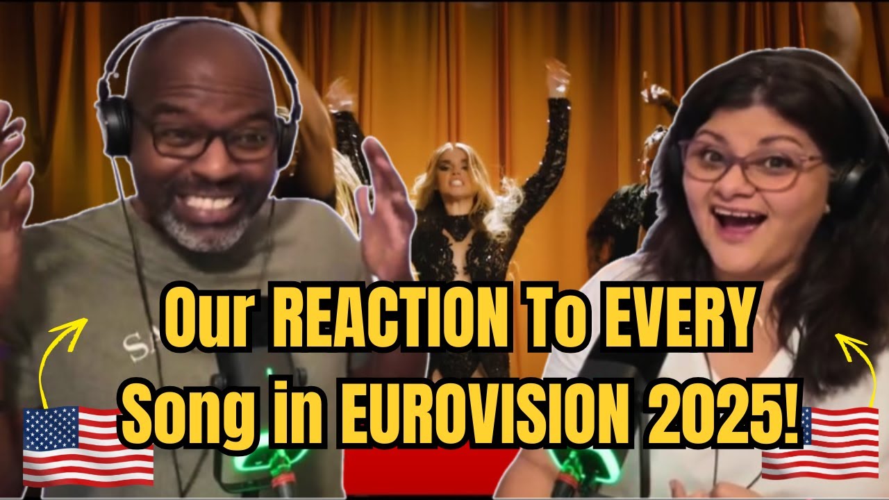 Americans React to ALL 37 Eurovision Songs 2025
