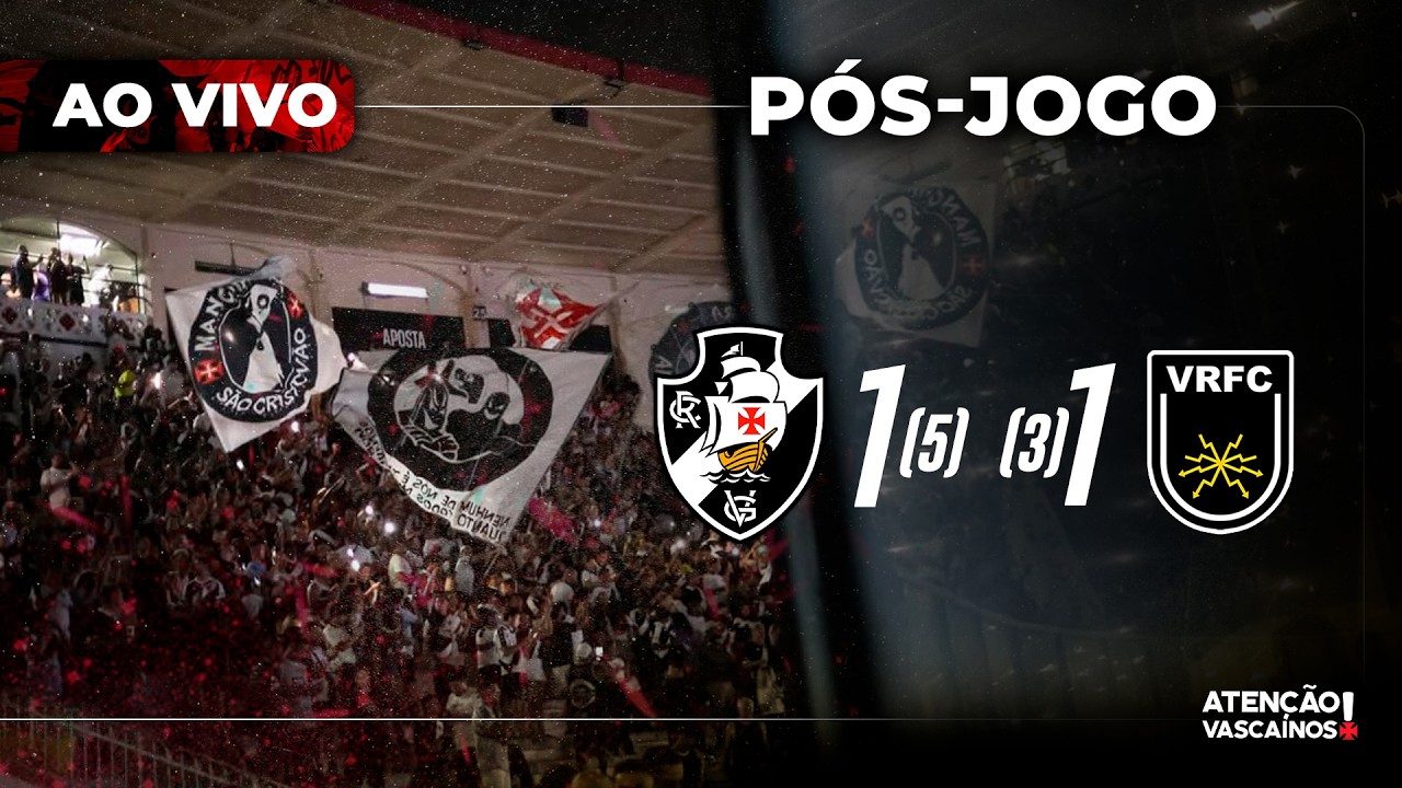 PASSOU! COM DIREITO A PÊNALTIS, VASCO VENCE VOLTA REDONDA E ESTÁ NA SEMI DO CARIOCA | PÓS-JOGO DO AV
