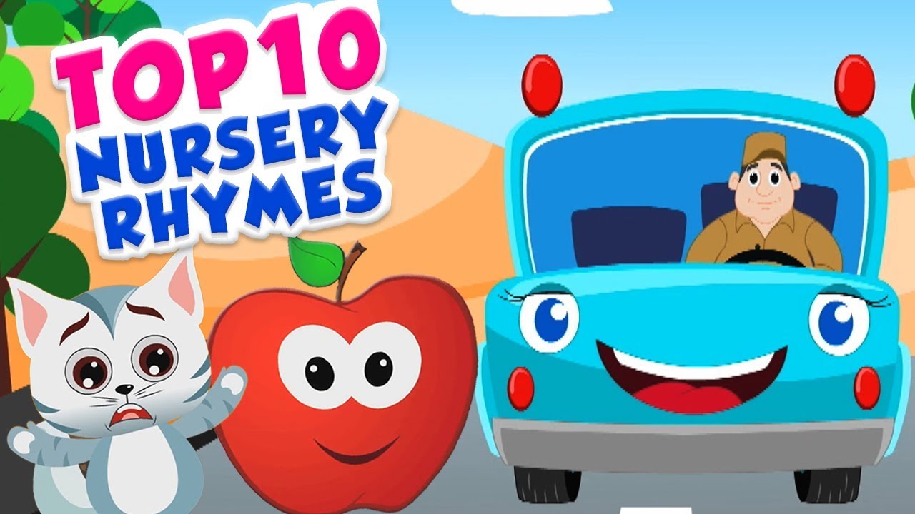 10 mejores rimas infantiles | rimas educativas | canción de niños | Top 10 Nursery Rhymes For Kids