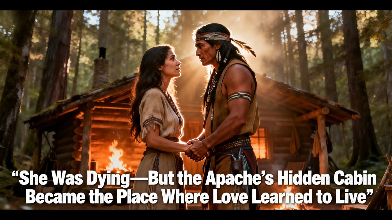 “She Was on the Brink of Death—Until the Apache’s Hidden Cabin Taught Her Heart to Love”