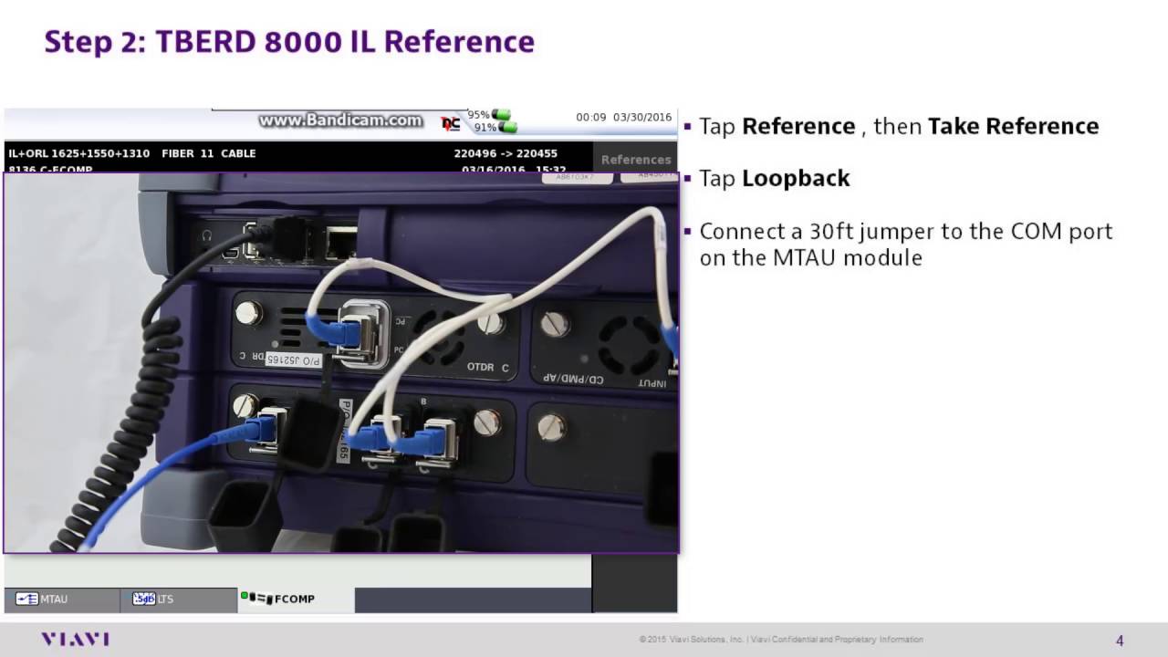 VIAVI Solutions - TBERD - 6000/8000 Fiber Complete Reference for Bi-Directional Fiber Characterizati