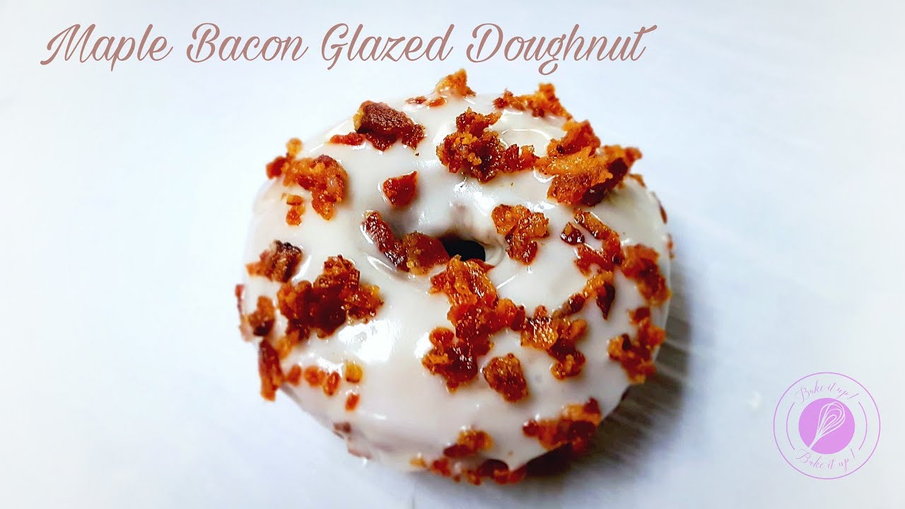 Maple Bacon Glazed Doughnuts