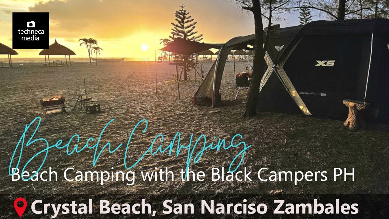 Crystal Beach Beach Camping Black Campers PH | San Narciso Zambales | KZM X5