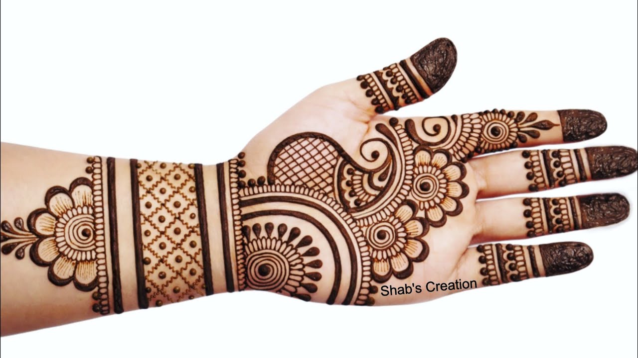 Very Easy Simple Front hand Mehndi design | Stylish Mehndi designs | Eid Mehandi | Mahendi design