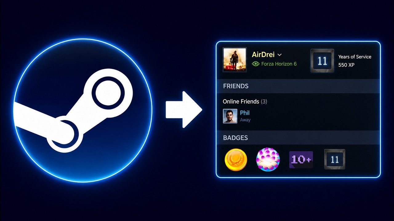 Что такое значки Steam и как их изменить в профиле!