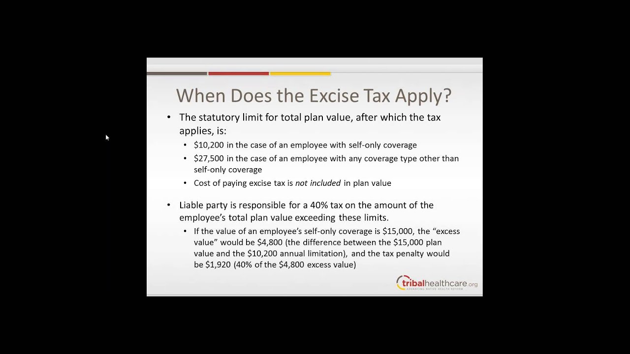 The  Cadillac Tax  on Employee Benefits: What Tribal Employers Need to Know