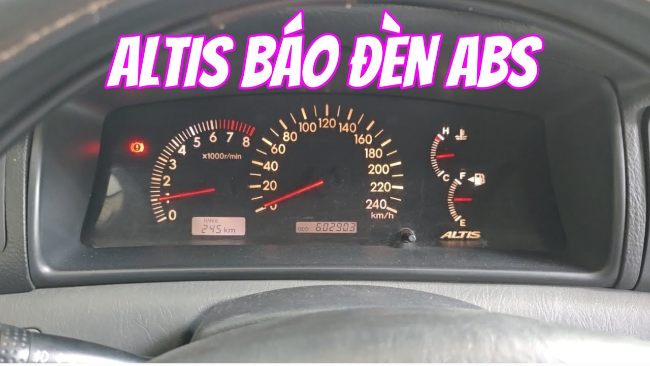 Toyota Altis báo đèn ABS (mã lỗi C0200)@KÊNH KIẾN THỨC Ô TÔ