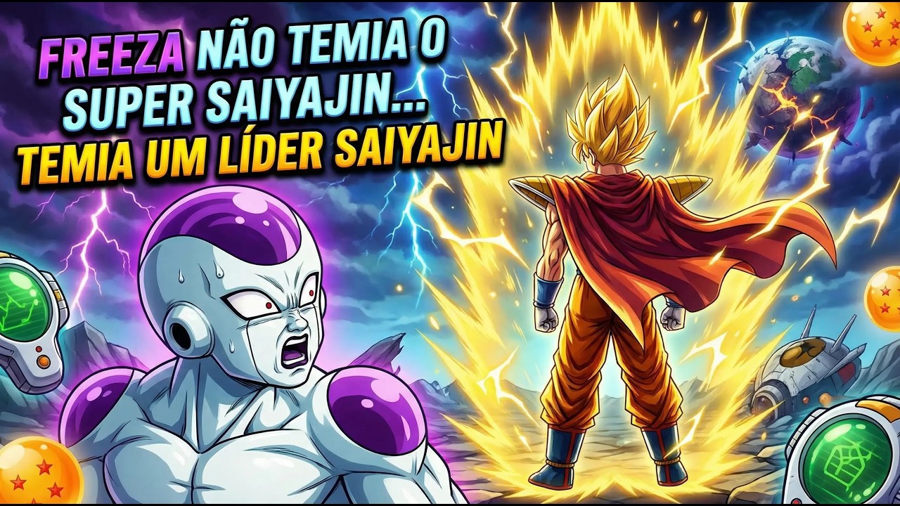 FREEZA NÃO TEMIA O SUPER SAIYAJIN… TEMIA UM LÍDER SAIYAJIN