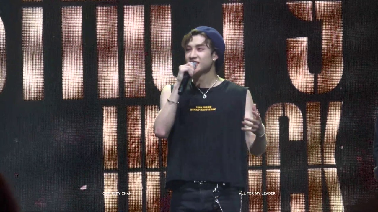200216 Unlock in LA🇺🇸 Ending소감 방찬(BangChan) Focus