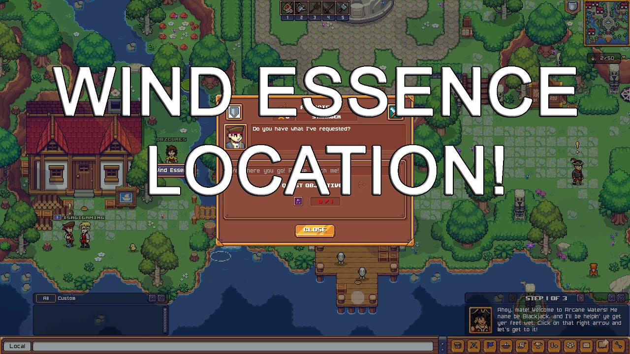 ARCANE WATERS - How To Get Wind Essence (Gameplay Walkthrough)