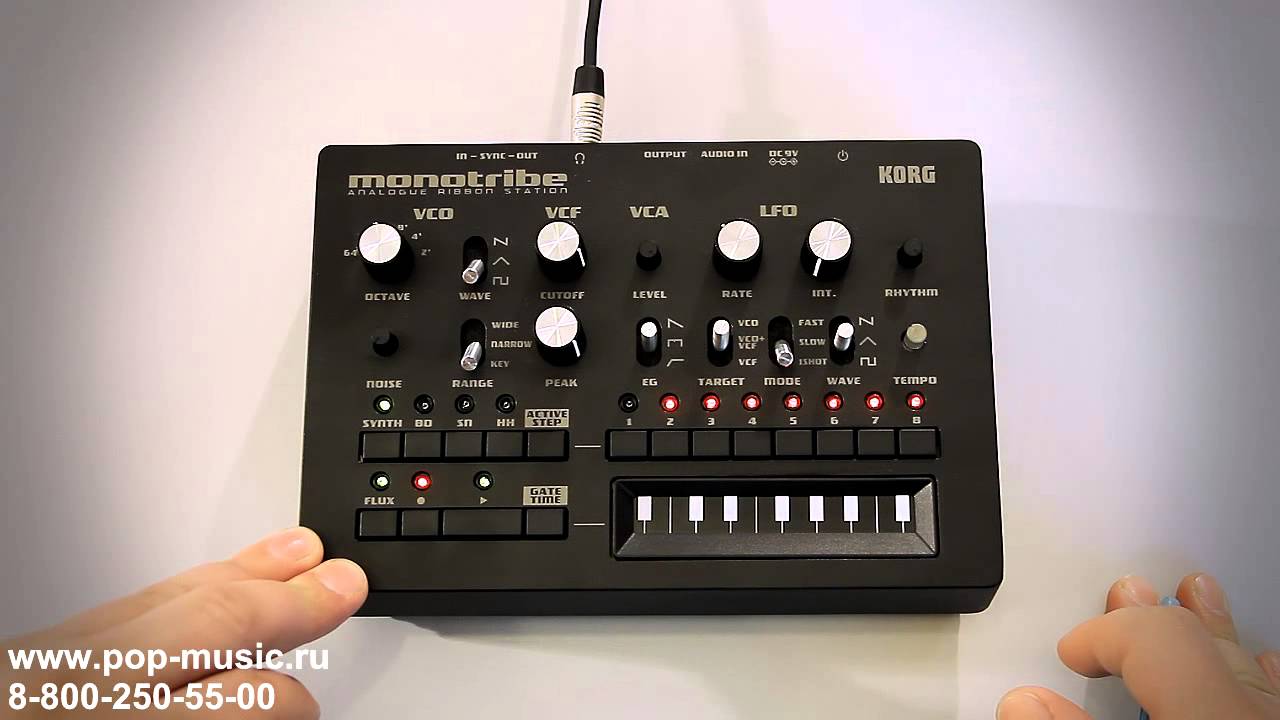 Синтезатор KORG MONOTRIBE (Review and demo)