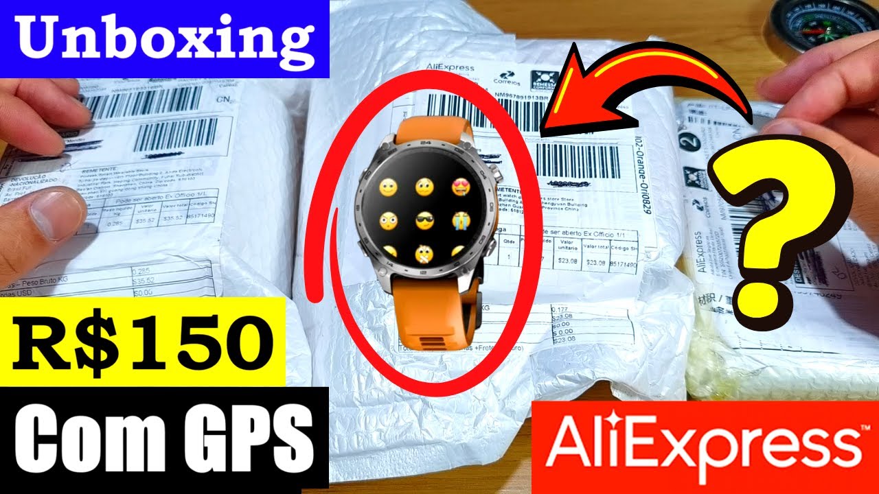 NOVIDADES DO ALIEXPRESS! SMARTWATCHES COM GPS, À PROVA D'AGUA E COM EXCELENTE CUSTO BENEFÍCIO!