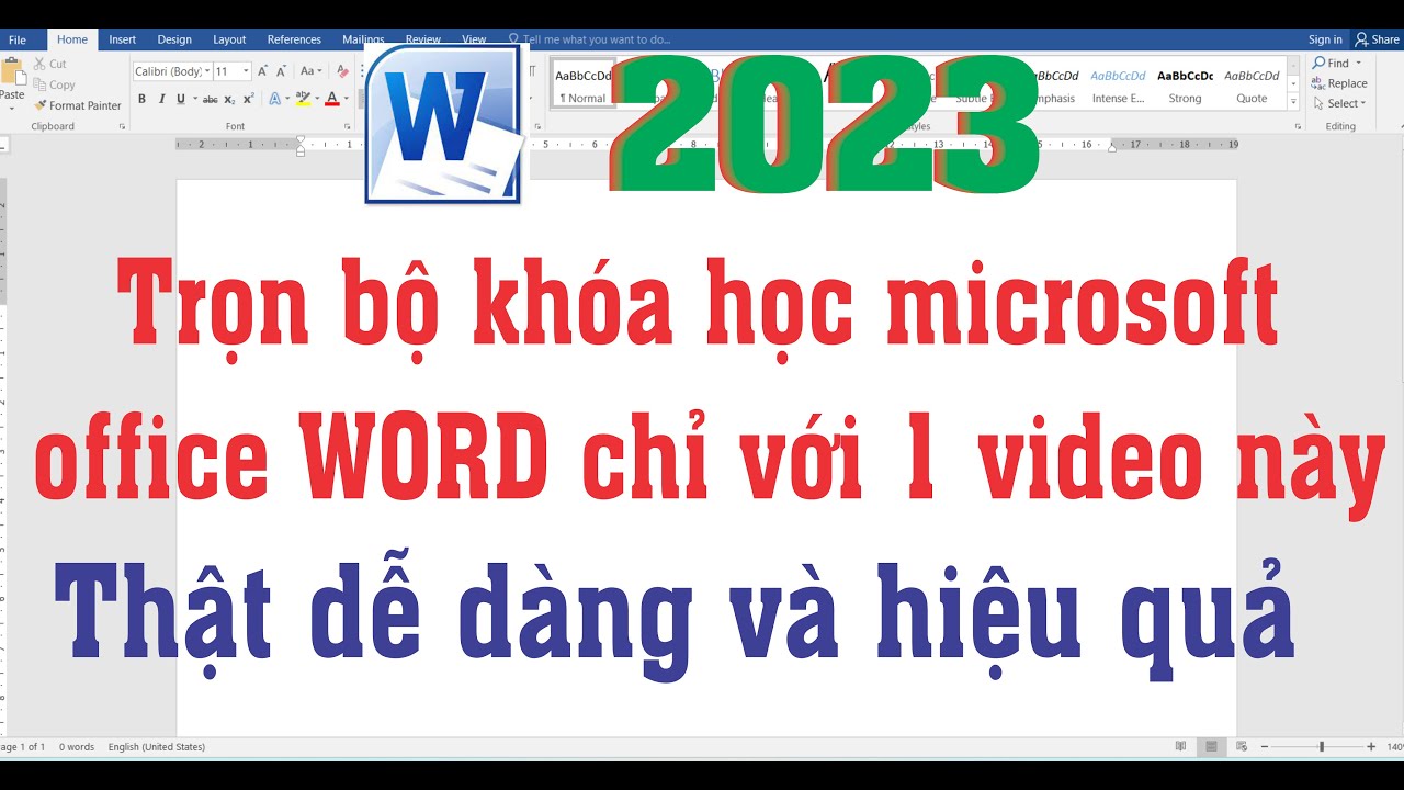 Học word cho người mới bắt đầu, học word từ cơ bản đến n&acirc;ng cao .