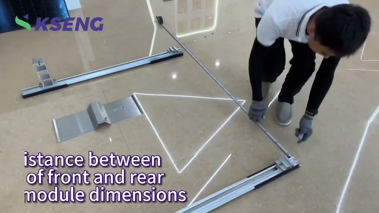 Ballast Solar Mounting System for flat roof  Step by step Installation