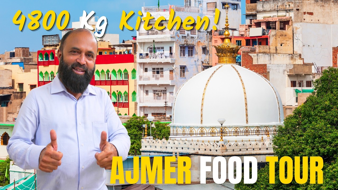Inside the World's BIGGEST Kitchen (4800KG Rice!) | Ajmer