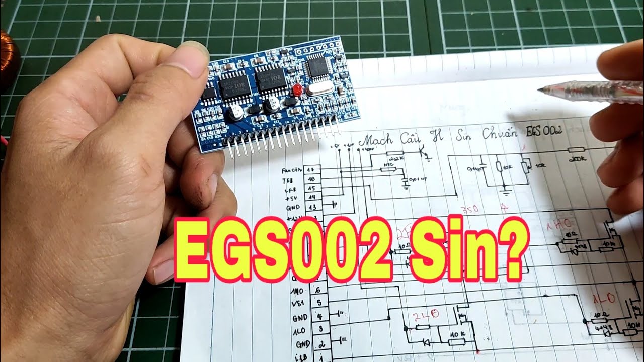 Phân Tích Mạch Cầu H Sin Dùng EGS002 || Đức Đức Điện Tử