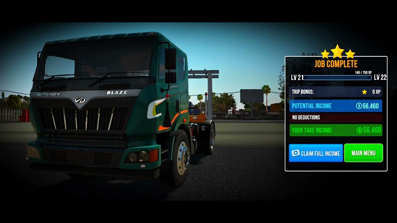 Truck Masters India Simulator Mobile Gameplay - New Garage Driving New Truck | Truck Games