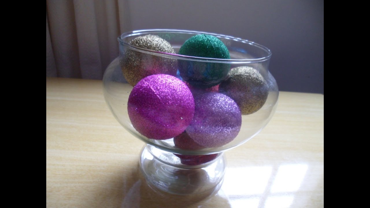 Bolas Coloridas Com Glitter