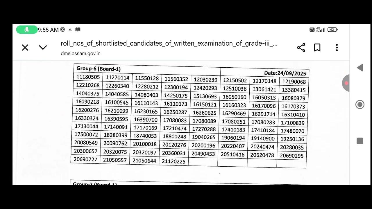 Dme non tech 765 post result out. 