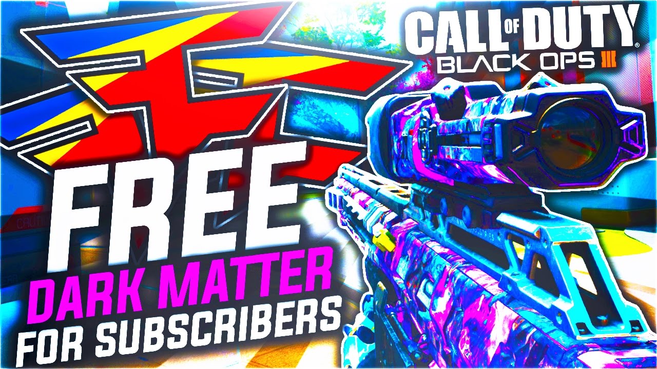 FREE DARK MATTER CAMO FOR #2 RANKED BLACK OPS 3 PLAYER! - BLACK OPS 3 FAZE CLAN SNIPING! (BO3 FAZE)