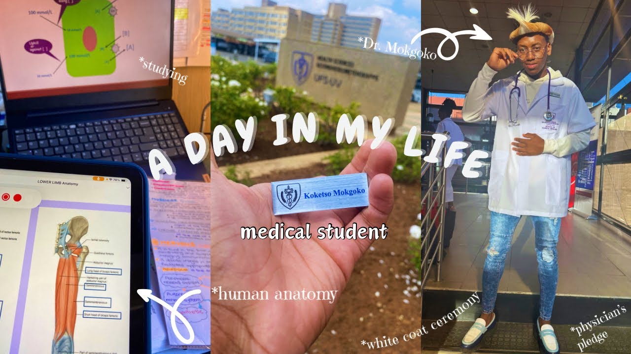 MEDSCHOOL VLOG🫀| doctors white coats + studying + friends + physicians pledge | UFS med student