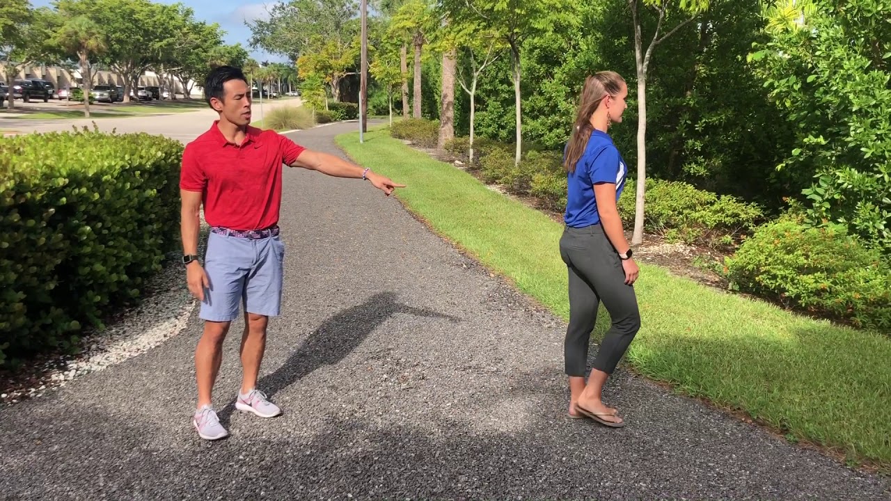 Quick tips to correct posture while walking outside...