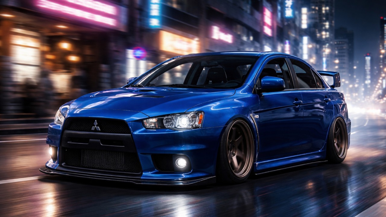 ＭＩＤＮＩＧＨＴ　ＧＡＲＡＧＥ — Atmospheric Phonk Drive | Mitsubishi Lancer EVO