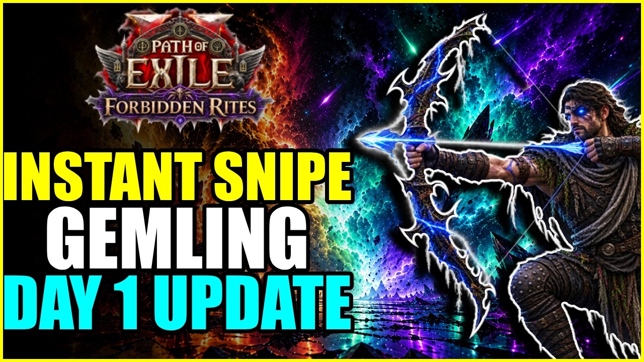 Path of Exile 2 | МГНОВЕННЫЙ Snipe Гемлинг УНИЧТОЖАЕТ боссов! Обновление стартового билда для лиг...