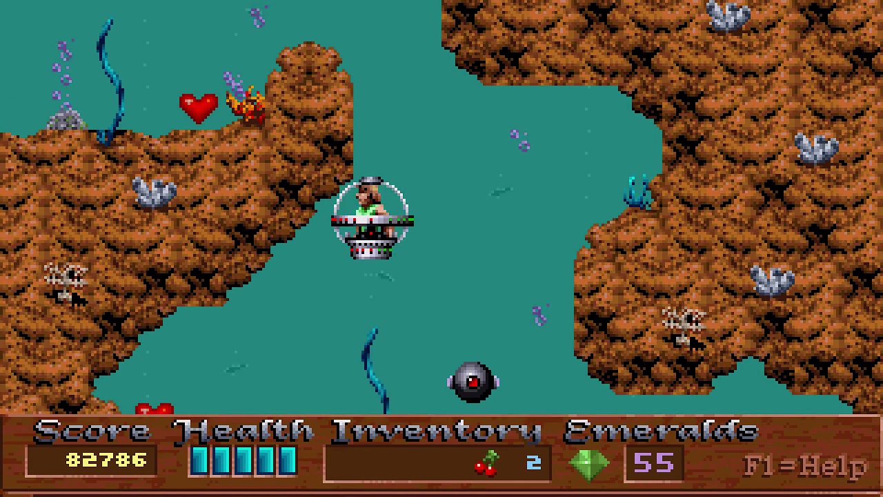 Xargon - Volume 3: Xargon's Fury - 07: An Underwater Cove (1993) [MS-DOS]