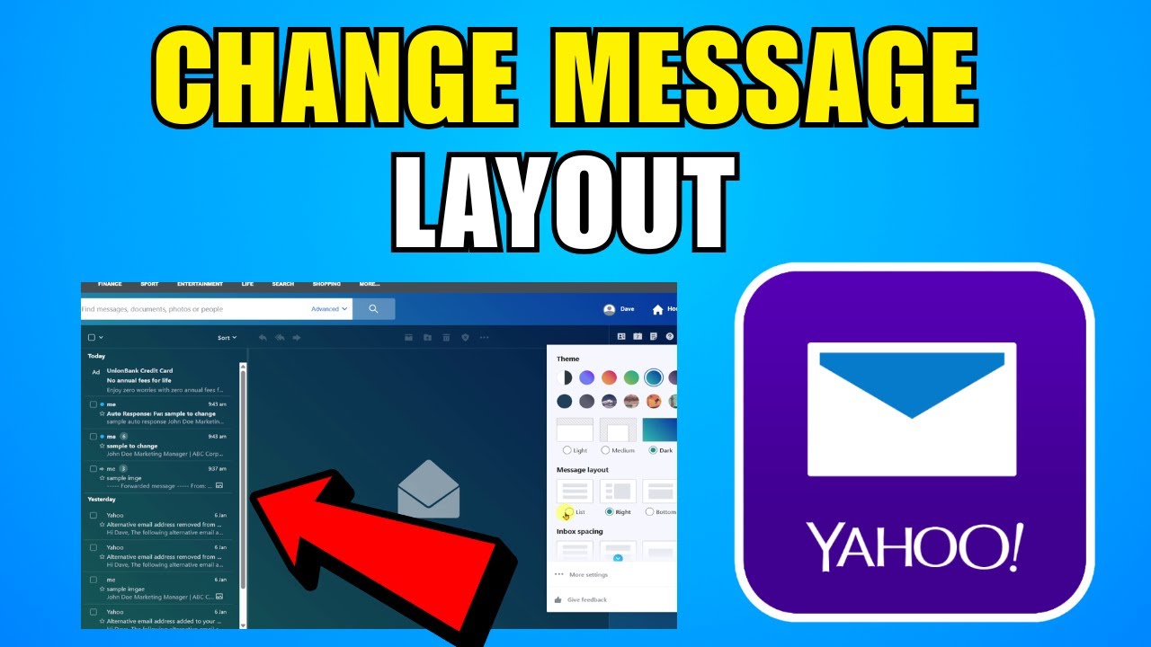 How To Change Message Layout On Yahoo (2026) (Complete Guide)