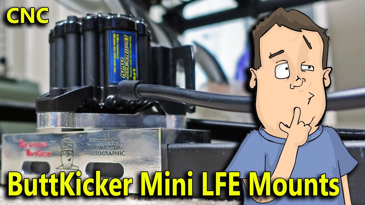 Designing & Milling Racing Simulator Transducer Brackets - @Barnacules