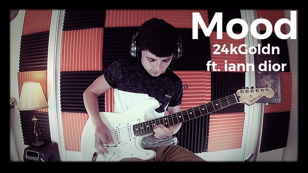 24kGoldn - Mood ft. iann dior - Electric Guitar Cover
