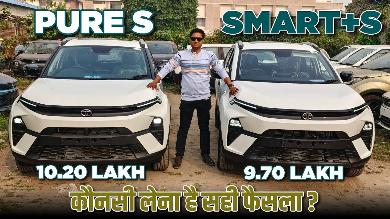 Tata Nexon Smart Plus S Vs Pure S Comparison 🔥✅ l Tata Nexon Facelift review and Walkaround l MRCars