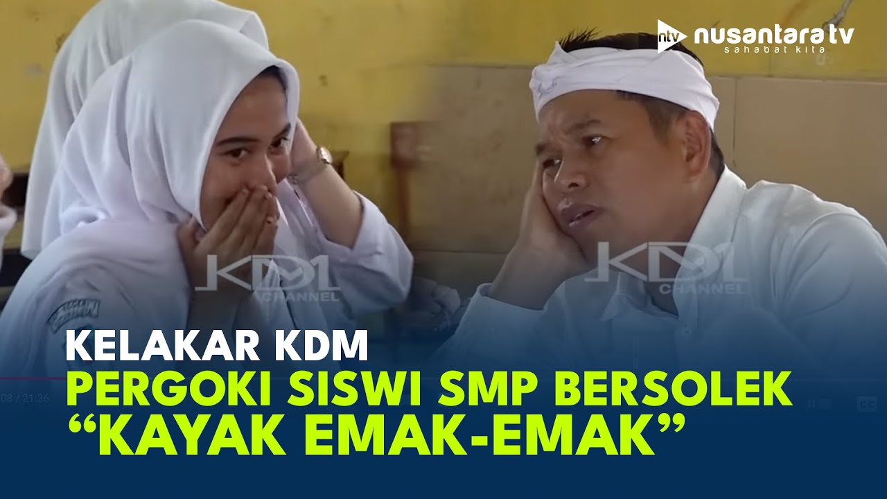 Momen Lucu Dedi Mulyadi Pergoki Siswi Bersolek: Masih SMP Udah Glowing, Kayak Emak-Emak! | NTV