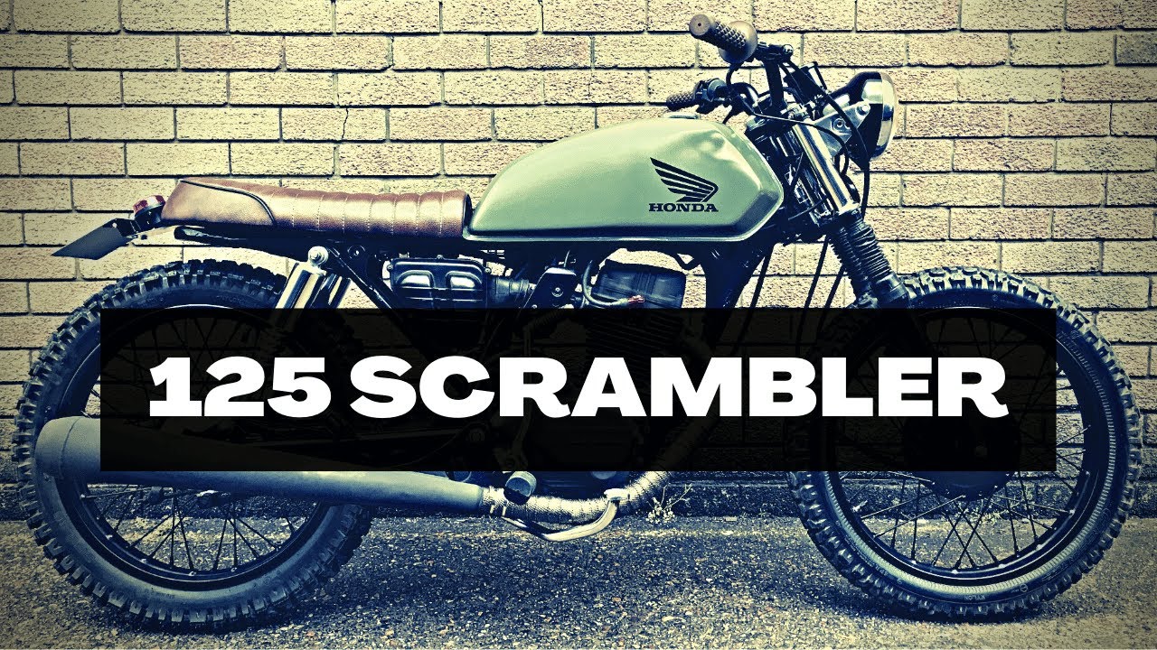 Honda CG 125 1992 Project REBUILD Street Scrambler | Cafe Racer | Tracker Motorcycle