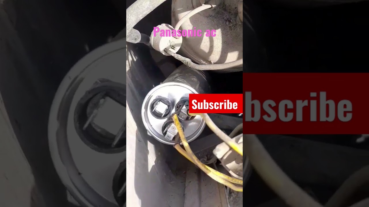 Panasonic AC capacitor change