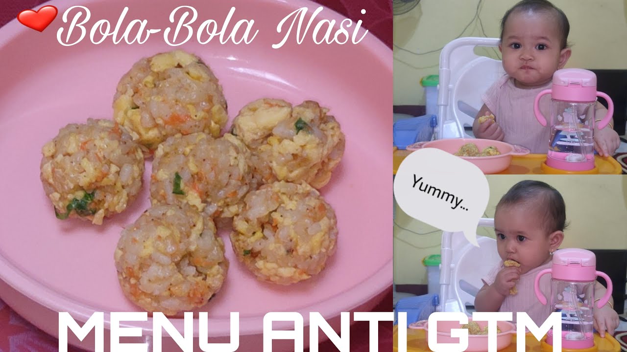 MENU ANTI GTM | BOLA-BOLA NASI | MENU SIMPLE | START 8M+