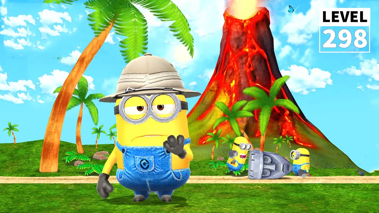 Despicable Me: Minion Rush Hunter Minion run 9K meters at The Volcano Island EPISODE 148 | No Damage