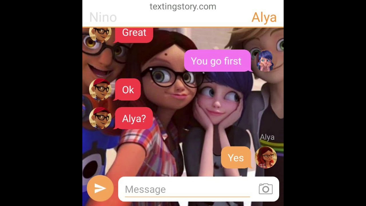 Part2 of Miraculous ladybug texting story!/ look at description please