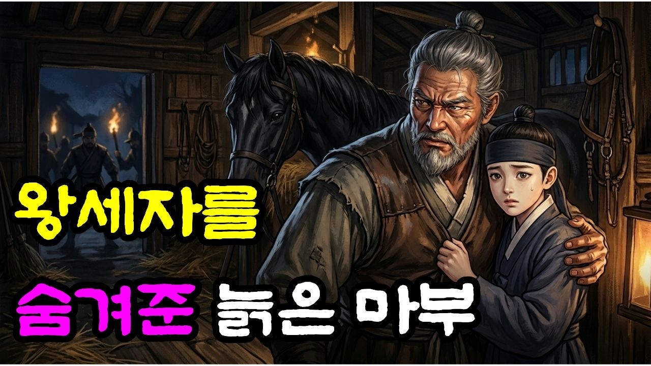 폭우 속 도망쳐온 세자를 맡게 된 늙은 마부, 죽을 위험을 무릎쓰고 지켜내는데...마부의 정체는? │야담 민담 옛날이야기 전래동화 오디오북 수면동화