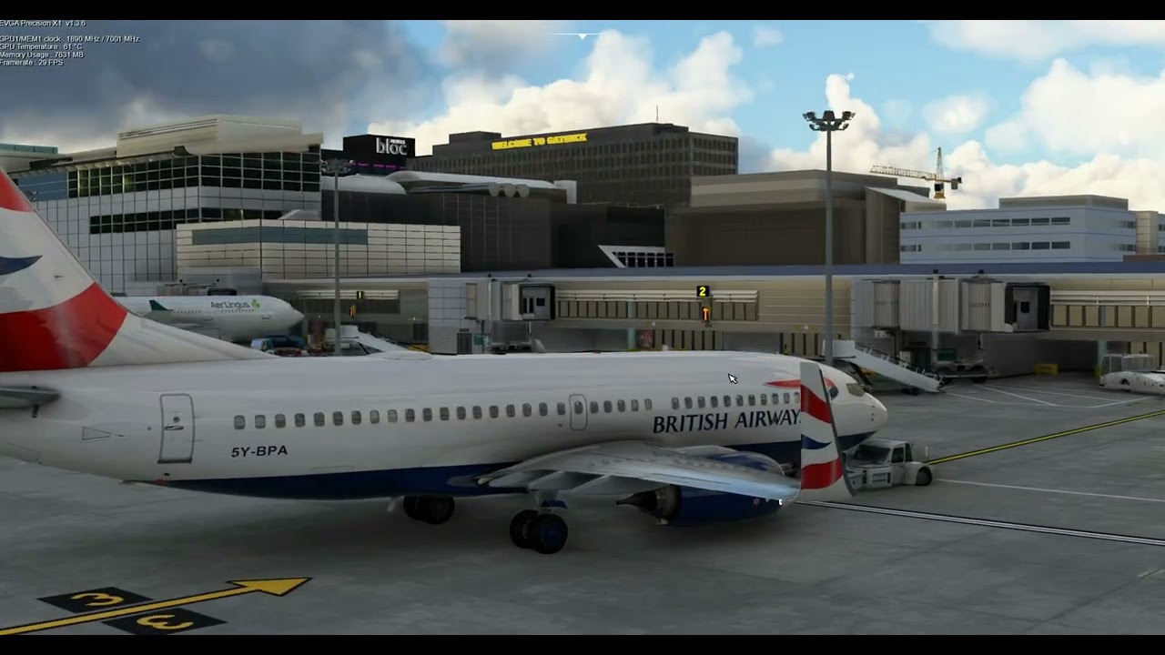 Gatwick to Schiphol PMDG737 and Voice Control