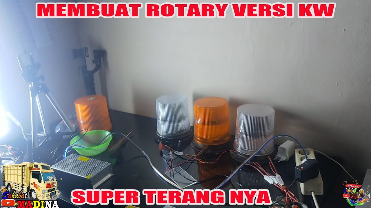 MEMBUAT ROTARY KW , SUPER TERANG NYA