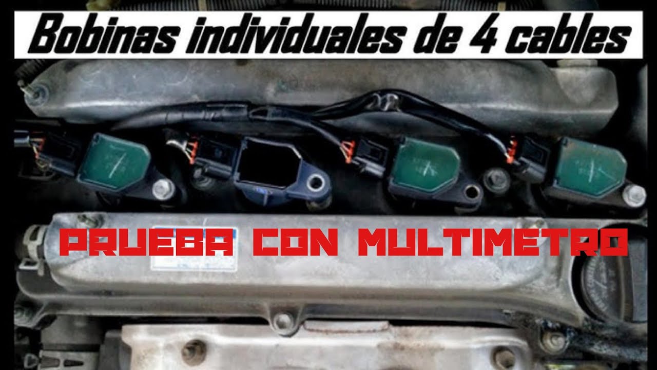 como probar bobina individual o cop 4 pines