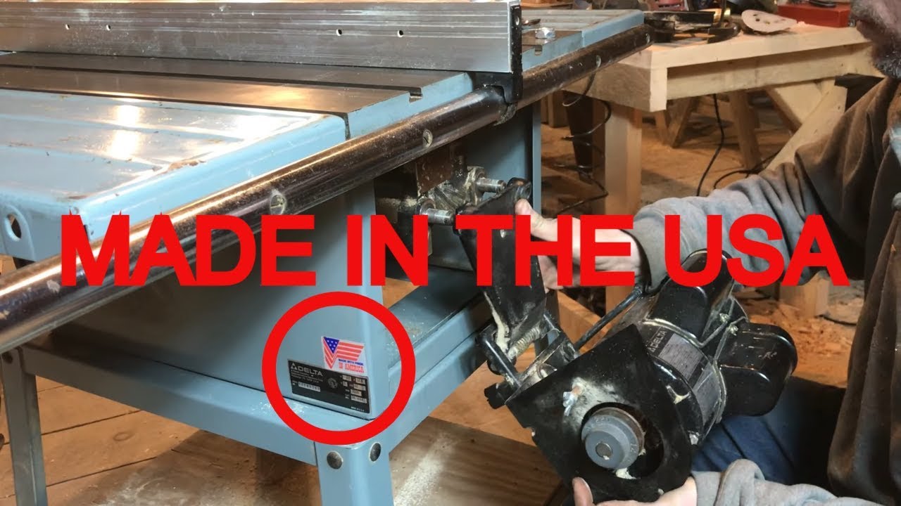 Saving A Classic American Made Table Saw From The Pit of Dispair