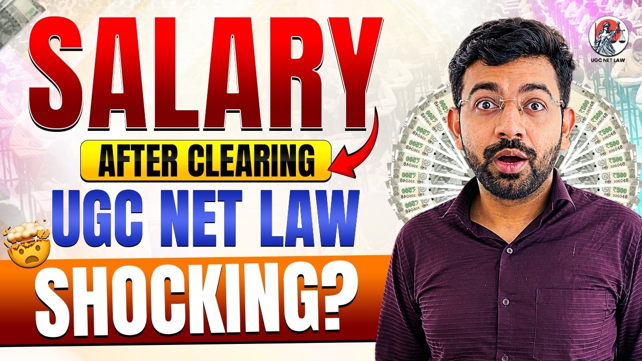 Salary After Clearing UGC NET LAW | Career Options After Qualified UGC NET LAW | Complete Details