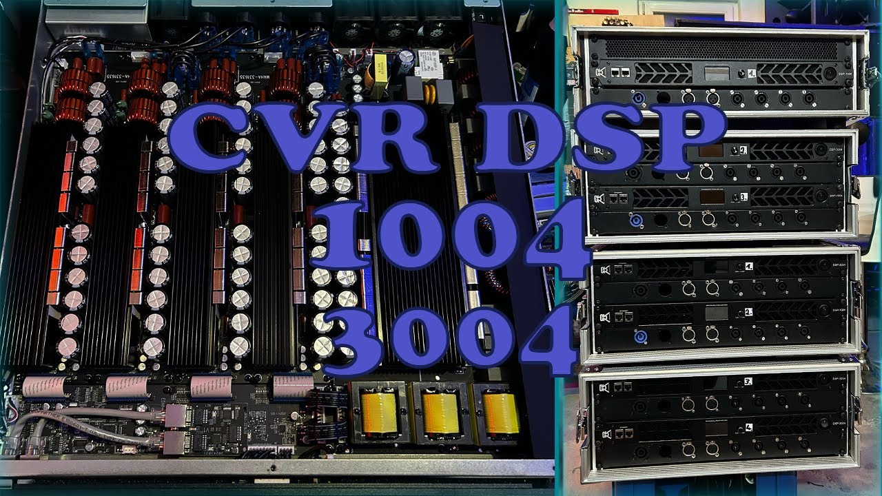 CVR DSP Amps 1004 & 3004 unboxing | PA Endstufen mit massiv viel Power!