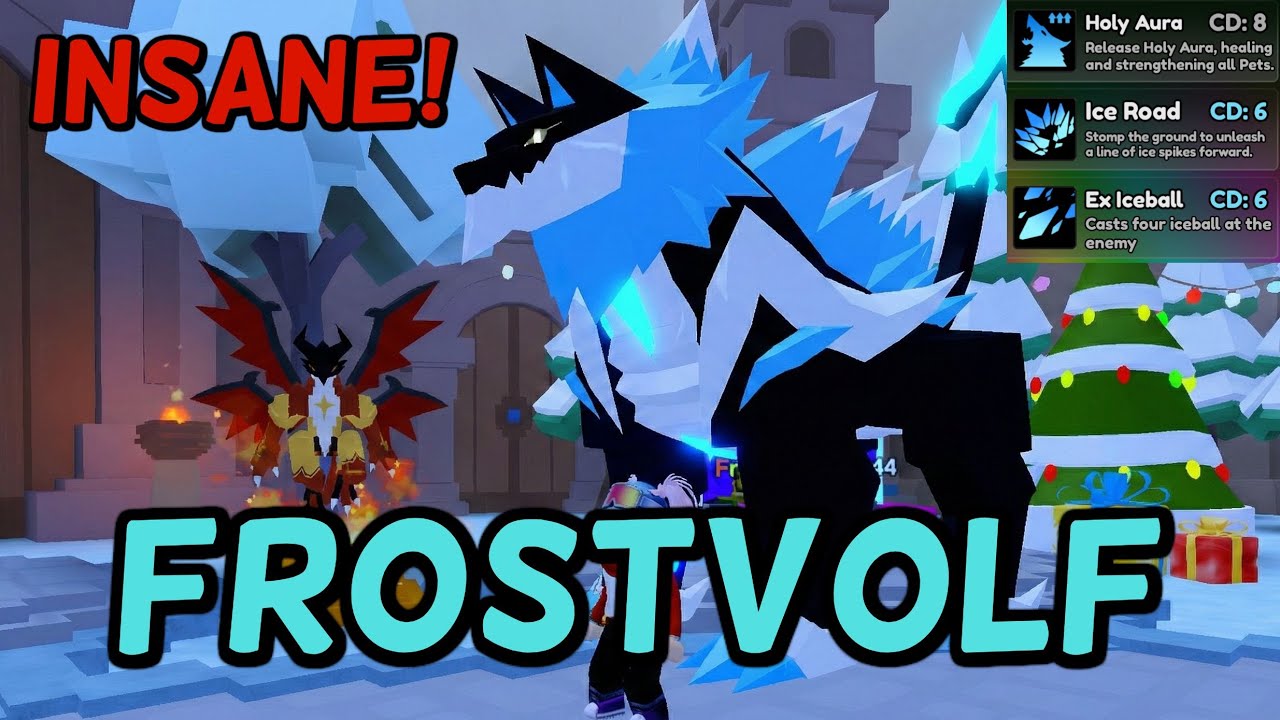Как получить FROSTVOLF, выполнив все задания, объяснение. Поймайте монстра в Roblox.