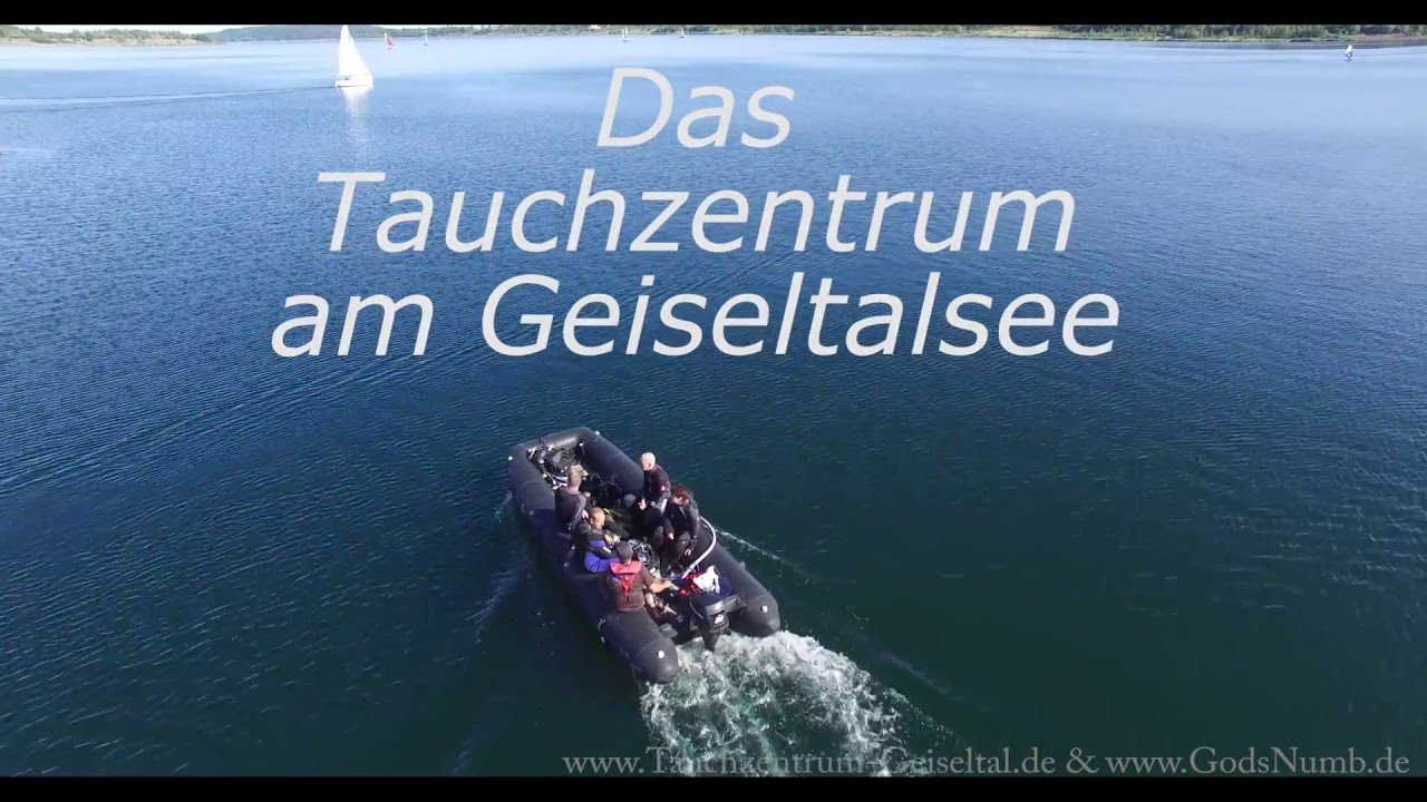 Das Tauchzentrum Geiseltal am Geiseltalsee in Stöbnitz (UHD / 4K)
